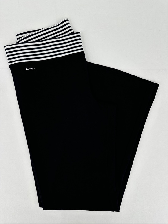 Lauren Ralph Lauren Pants - Lauren Active Ralph Lauren Fold-Over Yoga Pants Women’s Medium Black Wide Leg